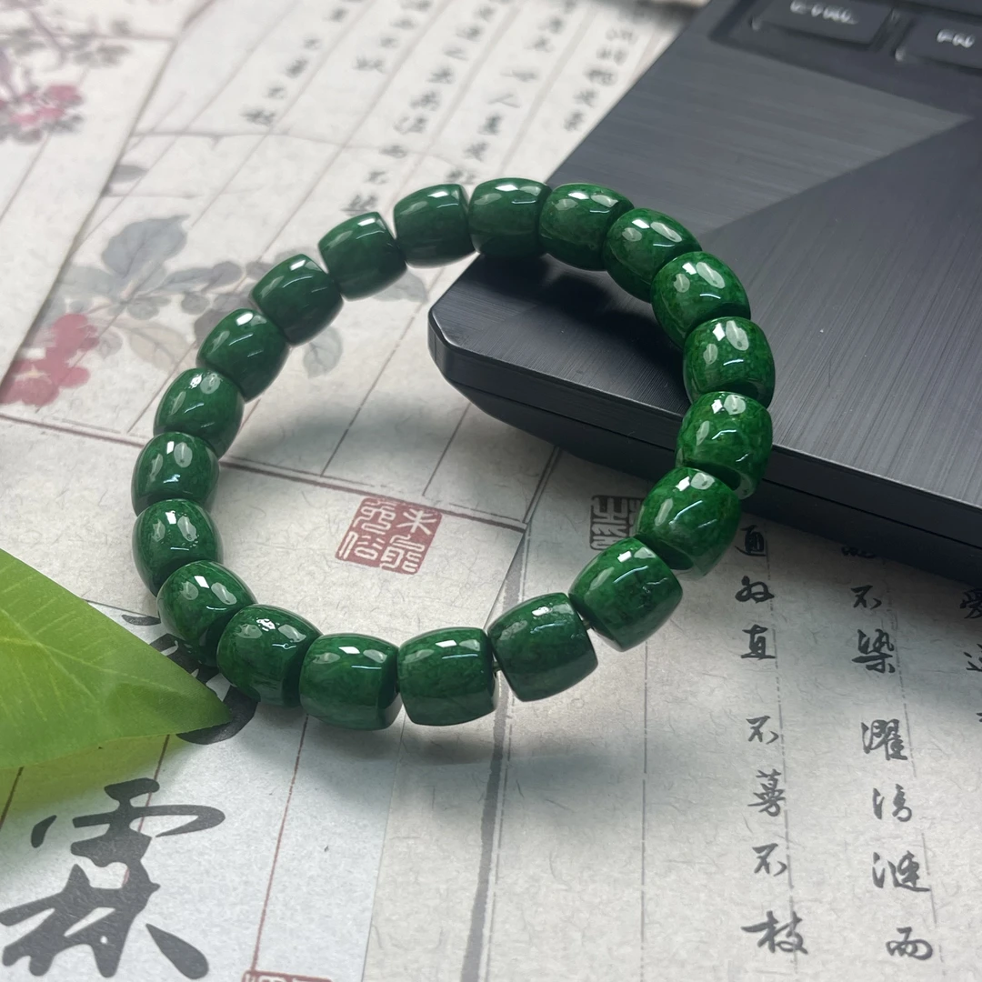 绿色球球老型手串 时尚手串10mm A199