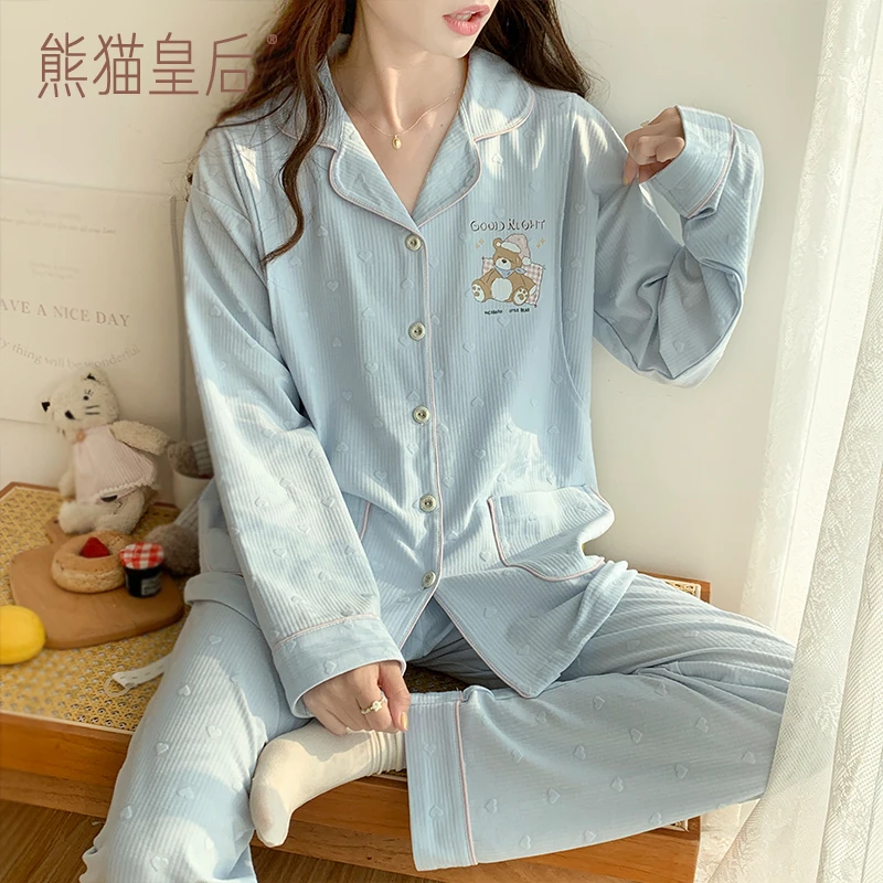 哺乳睡衣纯棉月子服夏季薄款产后产妇可外穿喂奶家居服套装春秋款