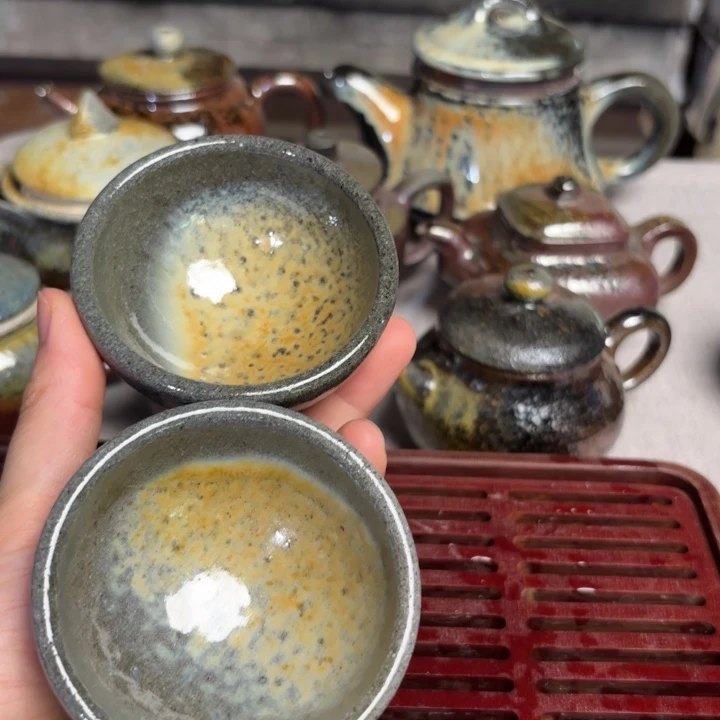 茶杯紫砂小对杯小60