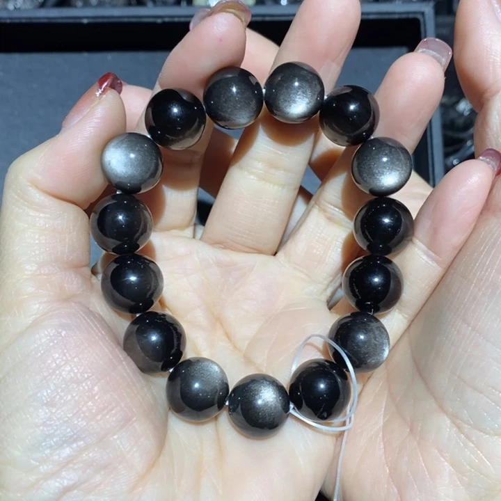 黑曜岩手链未镶嵌猫*?