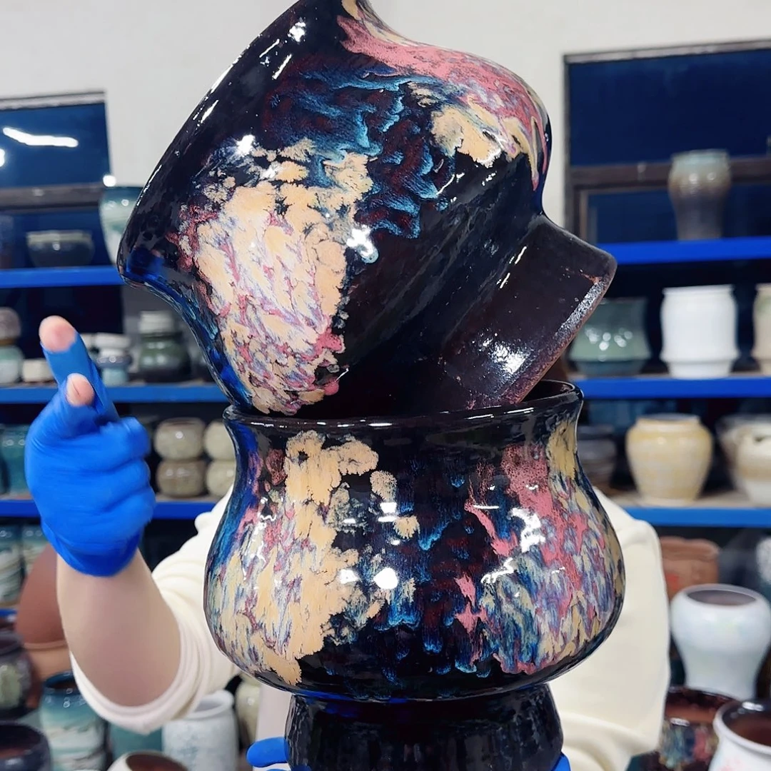 花盆紫砂高20口19