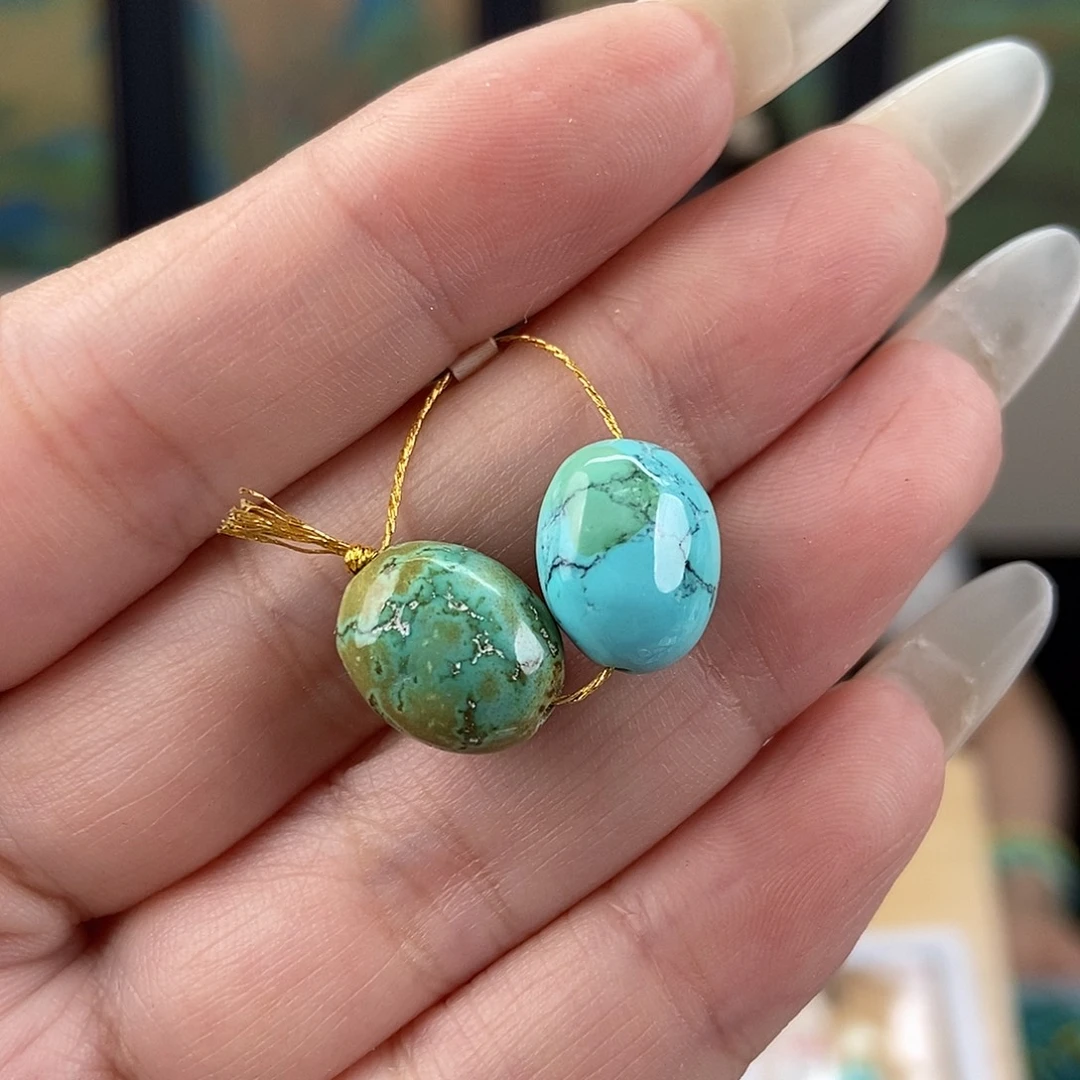 未镶嵌绿松石珠宝奇石