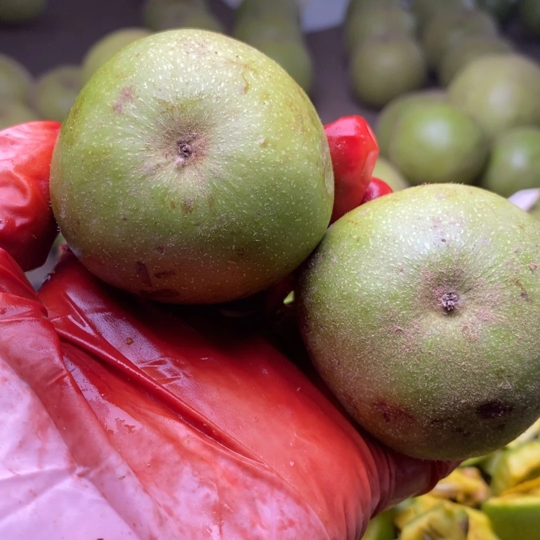 文玩核桃吊坠三棱青皮