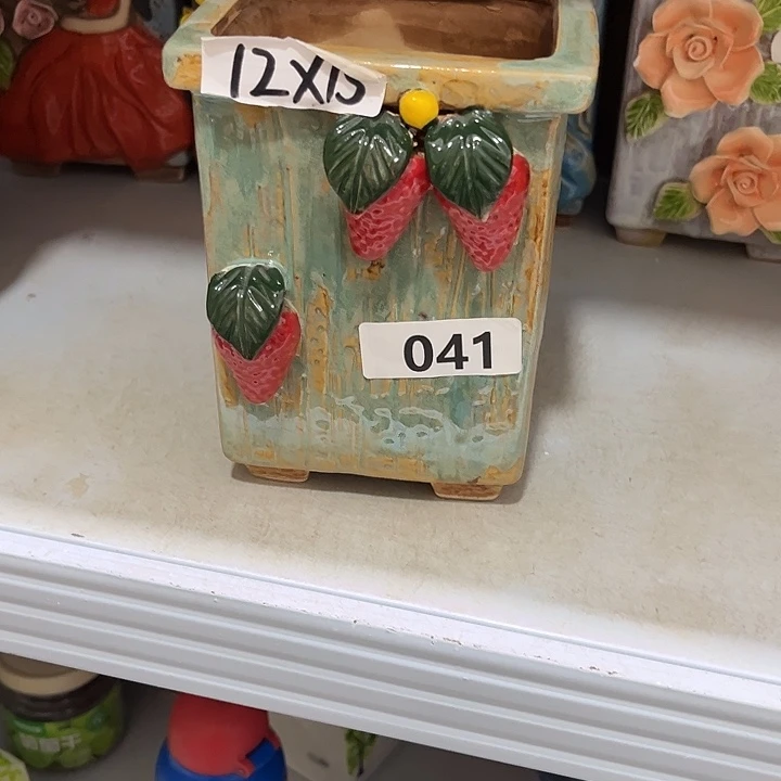 粗陶材质多肉花盆