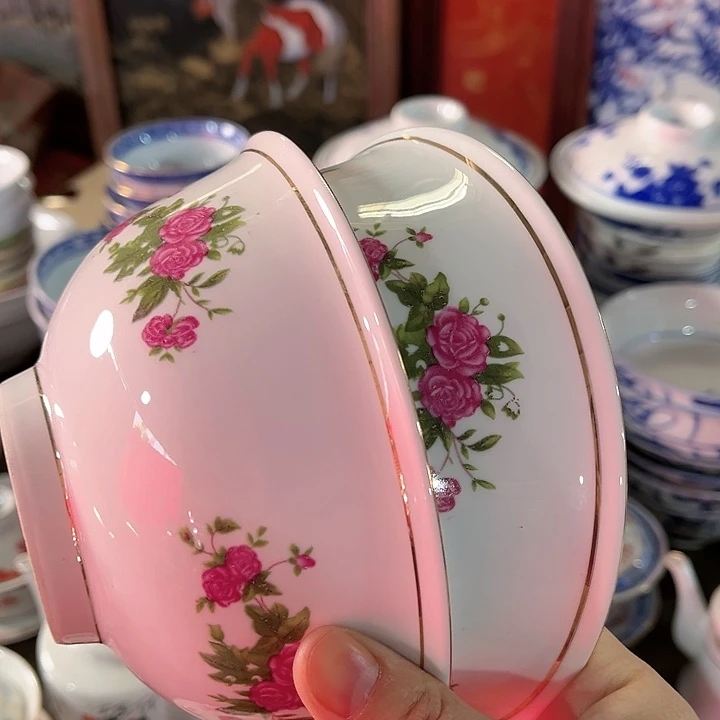 瓷片直径15厘米，发2个