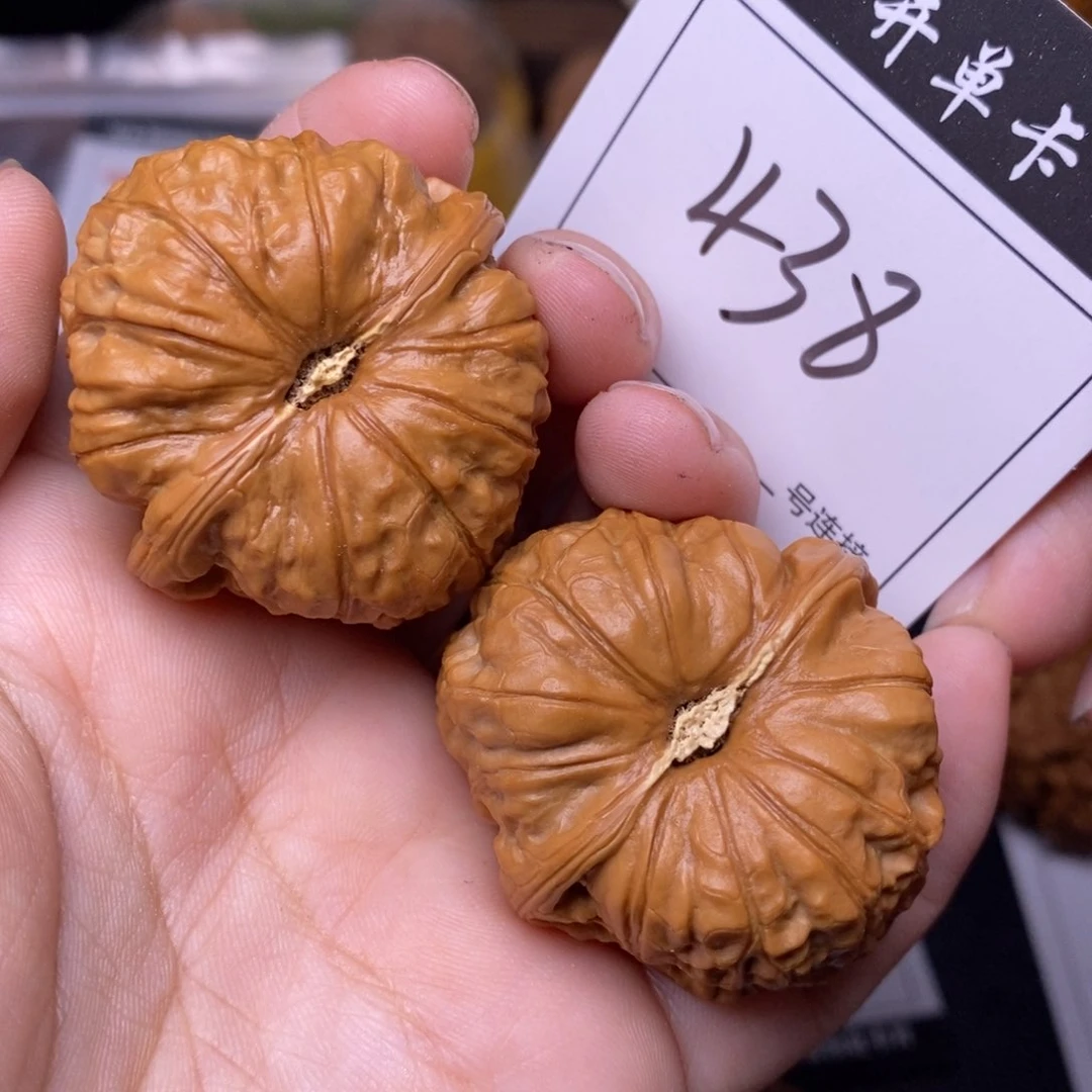 把件文玩核桃438南瓜3.9