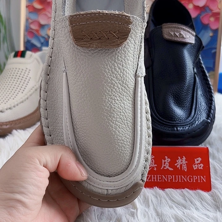 头层牛皮夏季新款男士皮鞋