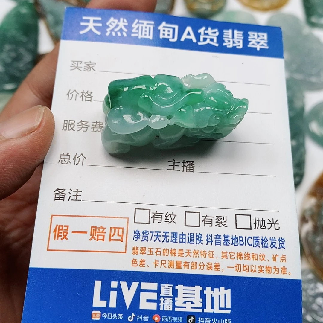颈饰未镶嵌翡翠貔貅