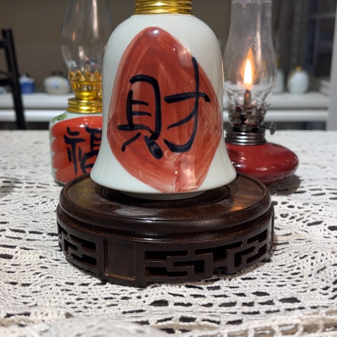 摆件景德镇陶瓷香薰灯
