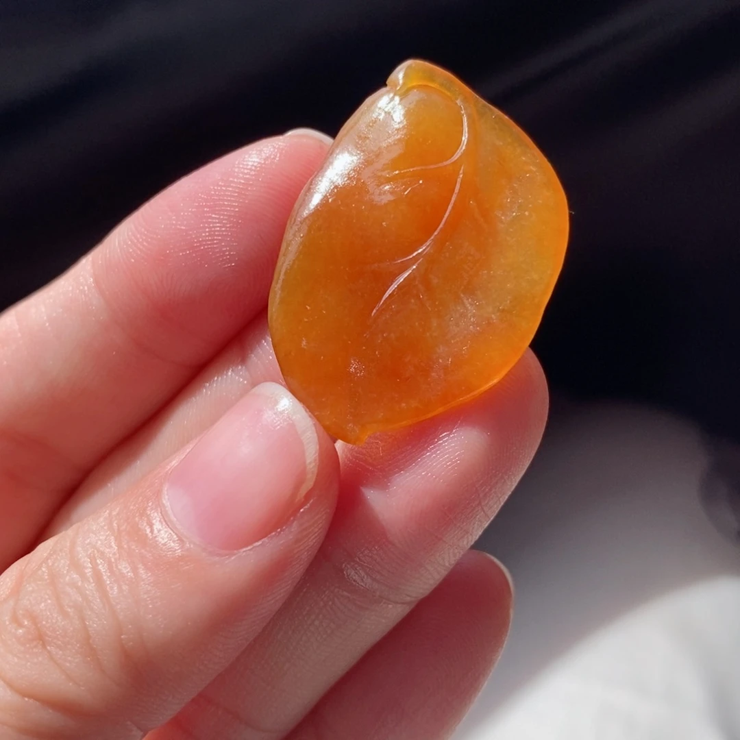 定制翡翠未镶嵌树叶