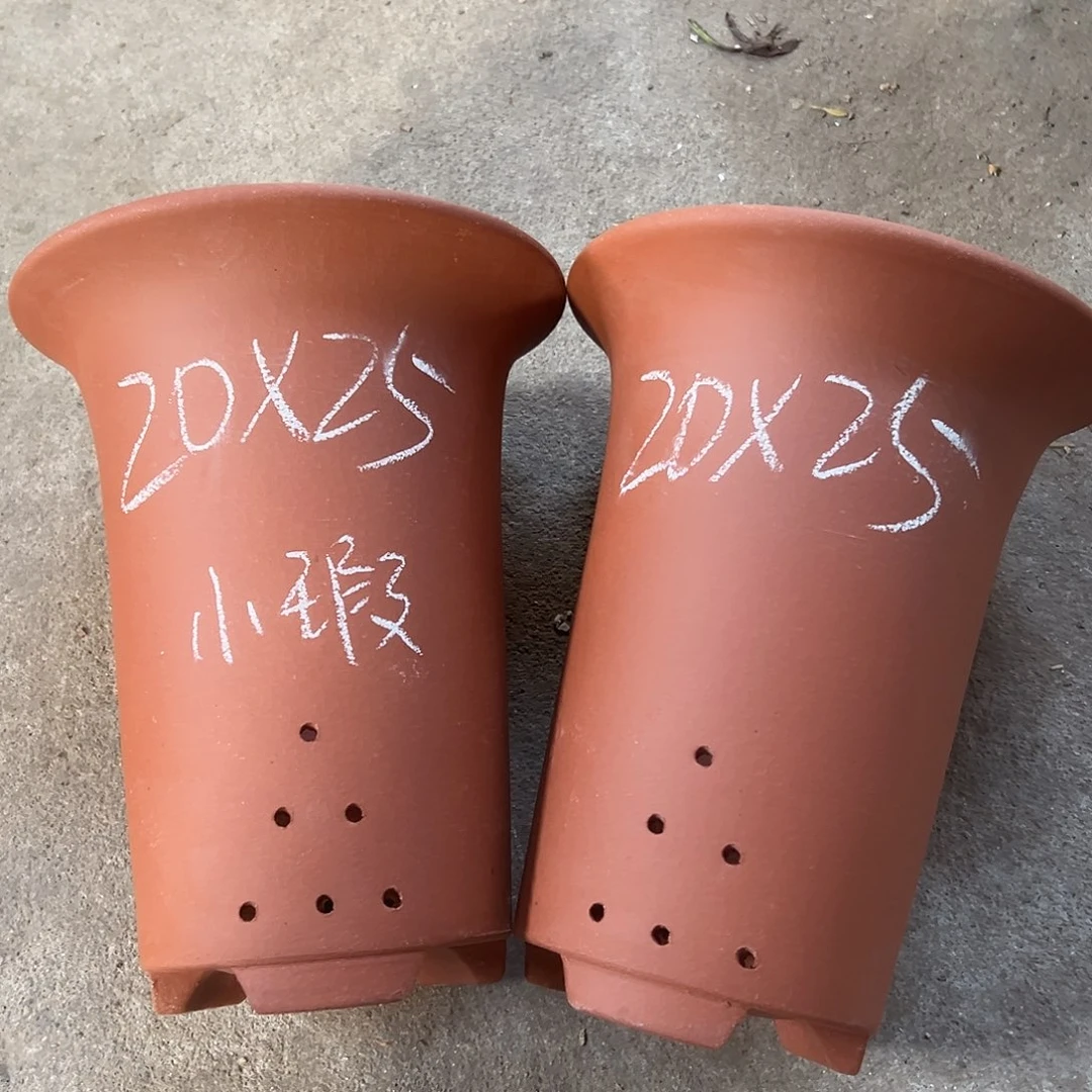 紫砂花盆宜兴紫砂花盆源头2只