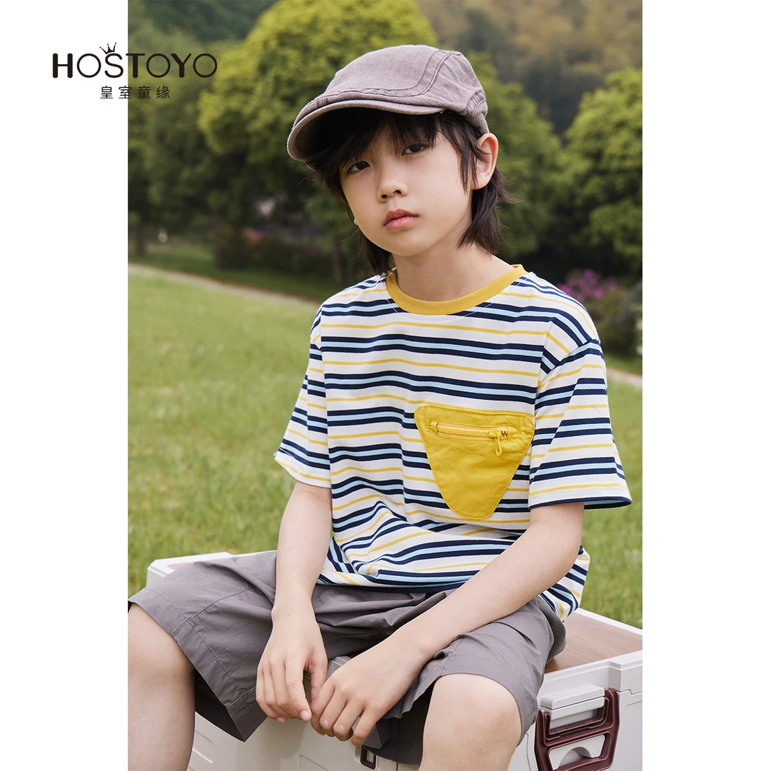 【中大童】2025男童夏装卡通水印花套装百搭夏季五分裤17230580029