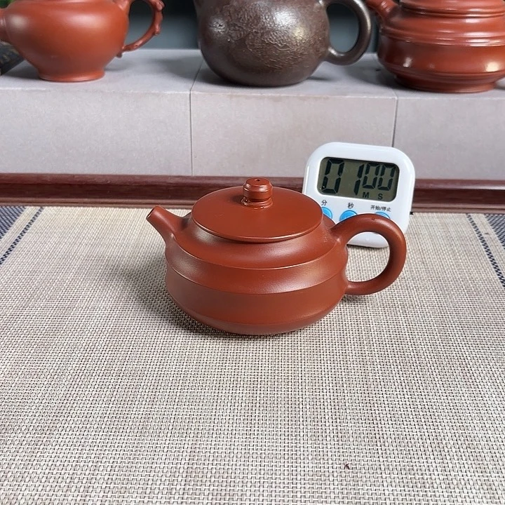 一***。紫砂茶壶宜兴原矿泥料手工紫砂壶