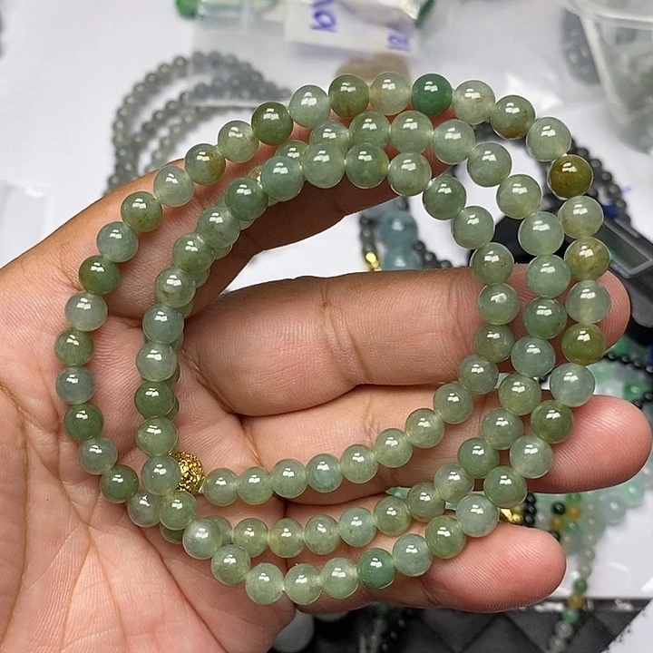 定制翡翠未镶嵌毛货需要抛光请慎拍