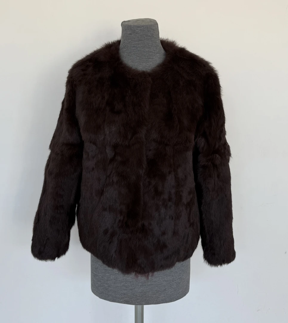 2025新款时尚女装短款女款休闲百搭保暖圆领冬季秋冬上衣短外套