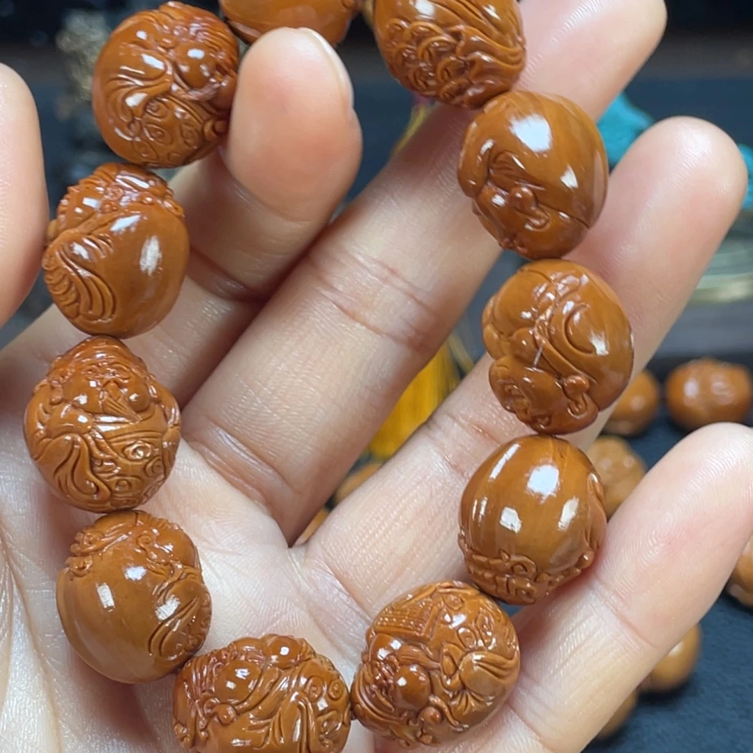 谷***具橄榄核手串/手链财神661 c