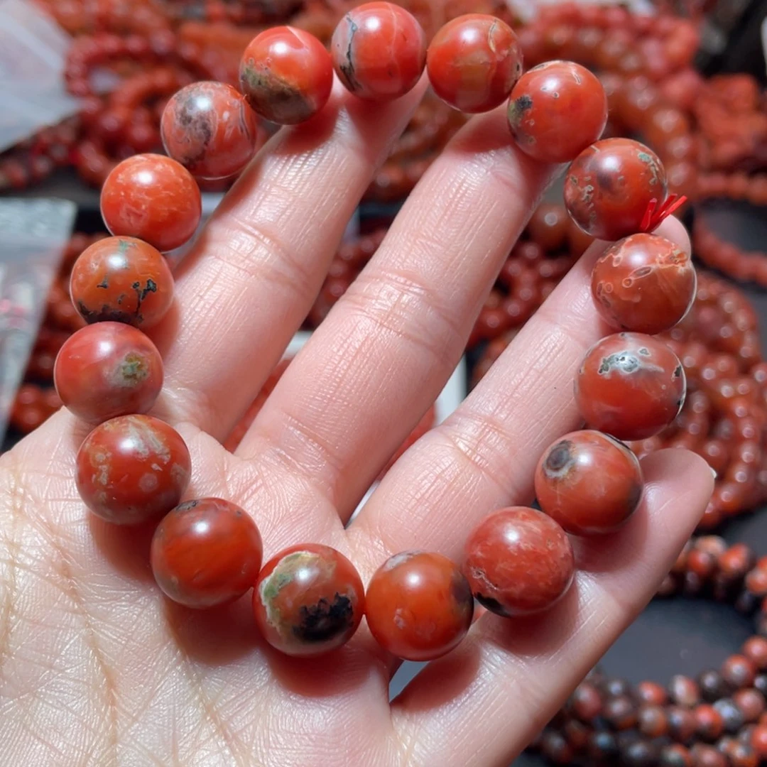 南红玛瑙手链未镶嵌