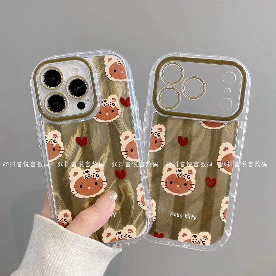 泡芙羽纱适用iphone17promax苹果16手机壳15/14/13/12/11华为潮KT