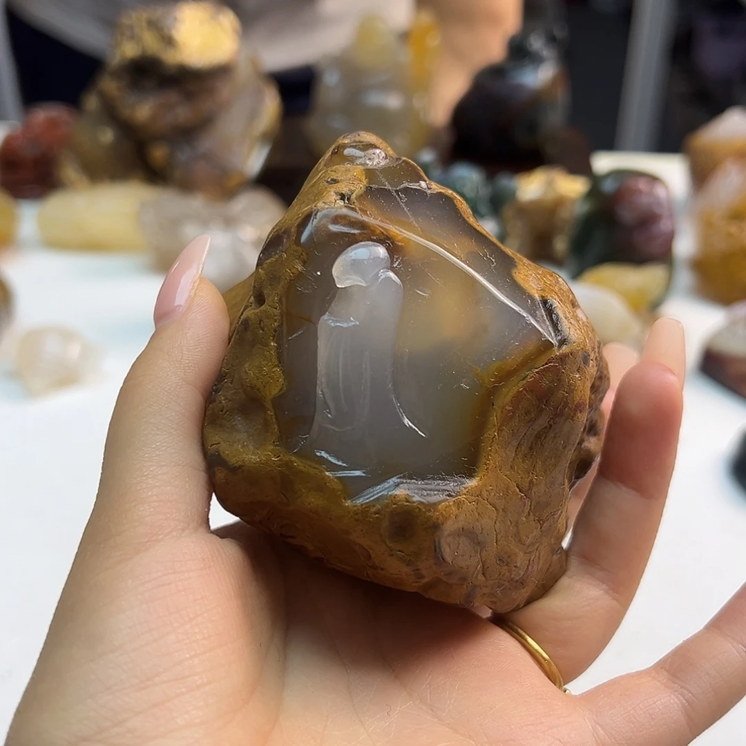 玛瑙/玉髓未镶嵌项链