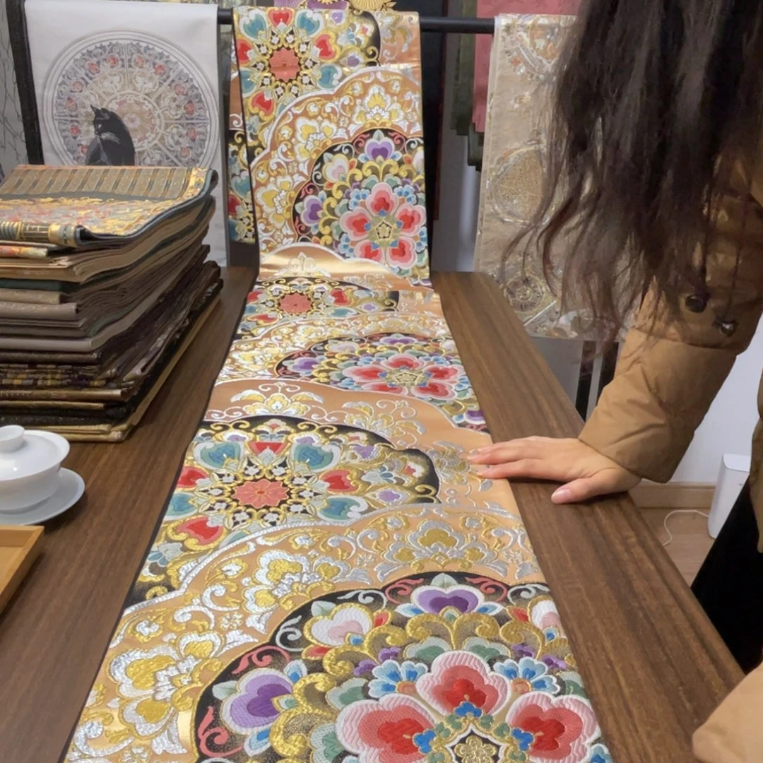 织绣唐锦西阵织桌旗