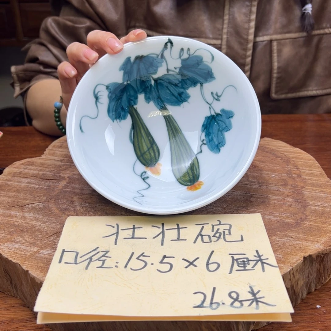 瓷片景德镇陶瓷手工手绘制作