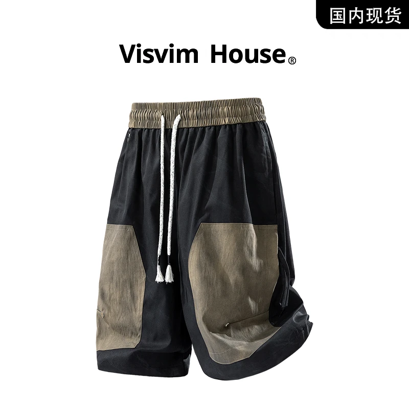 【品牌现货撤柜】VISVIM WINGS夏季新款休闲撞色拼接痞帅短裤男士