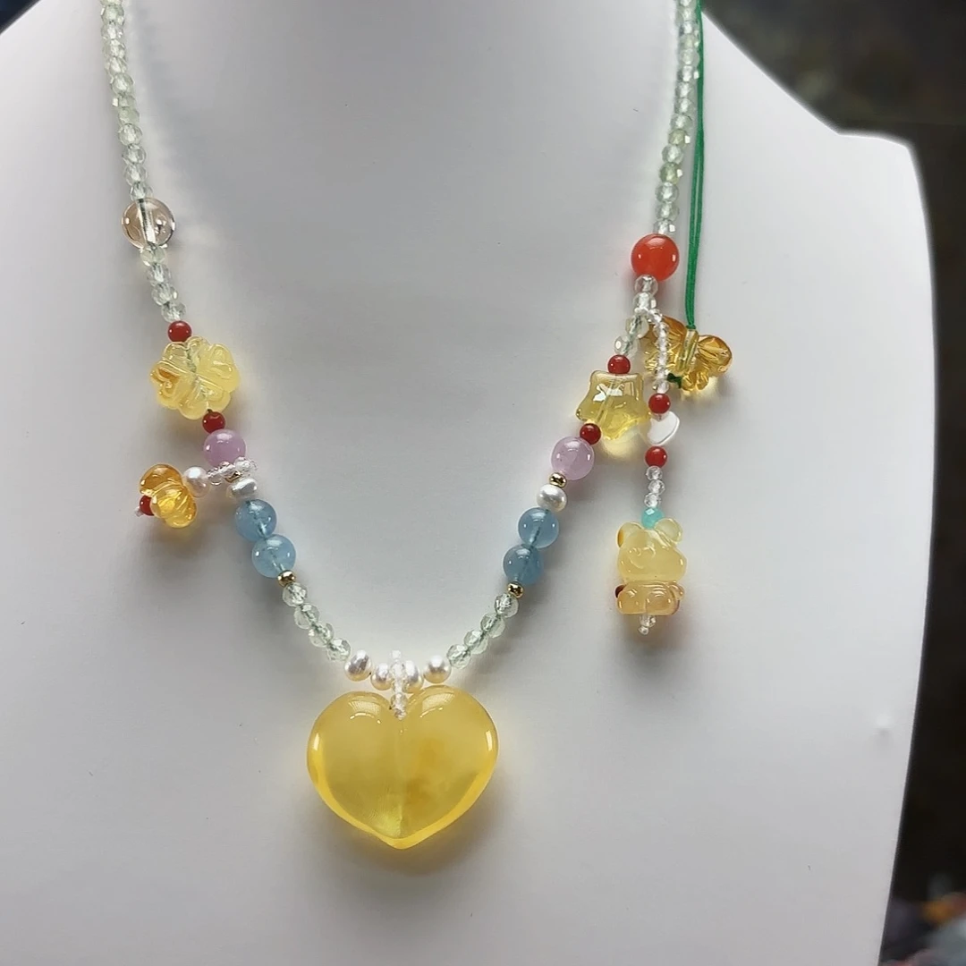 琥珀未镶嵌戒指琥珀