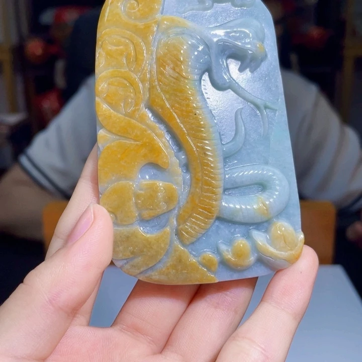 翡翠未镶嵌吊坠(不含链)A167