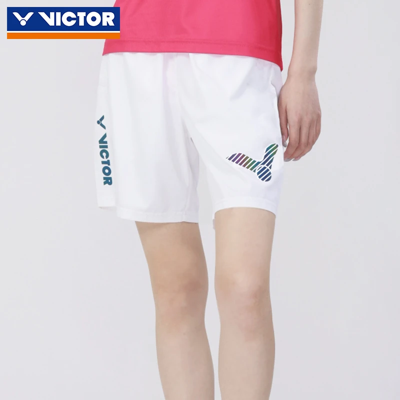 正品victor胜利羽毛球服男款女款训练系列梭织运动短裤R-羽毛球裤