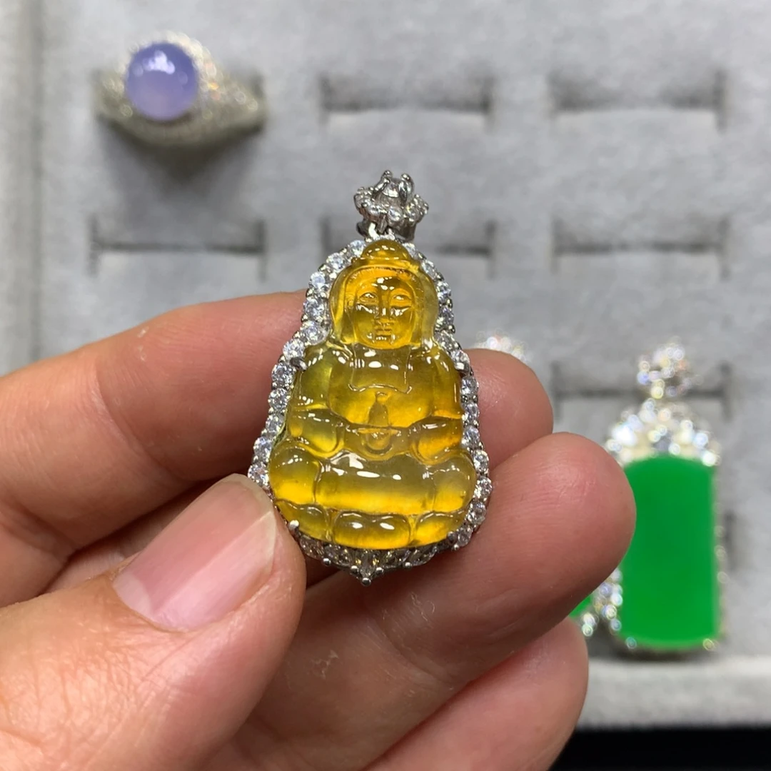 定制翡翠未镶嵌买断不退