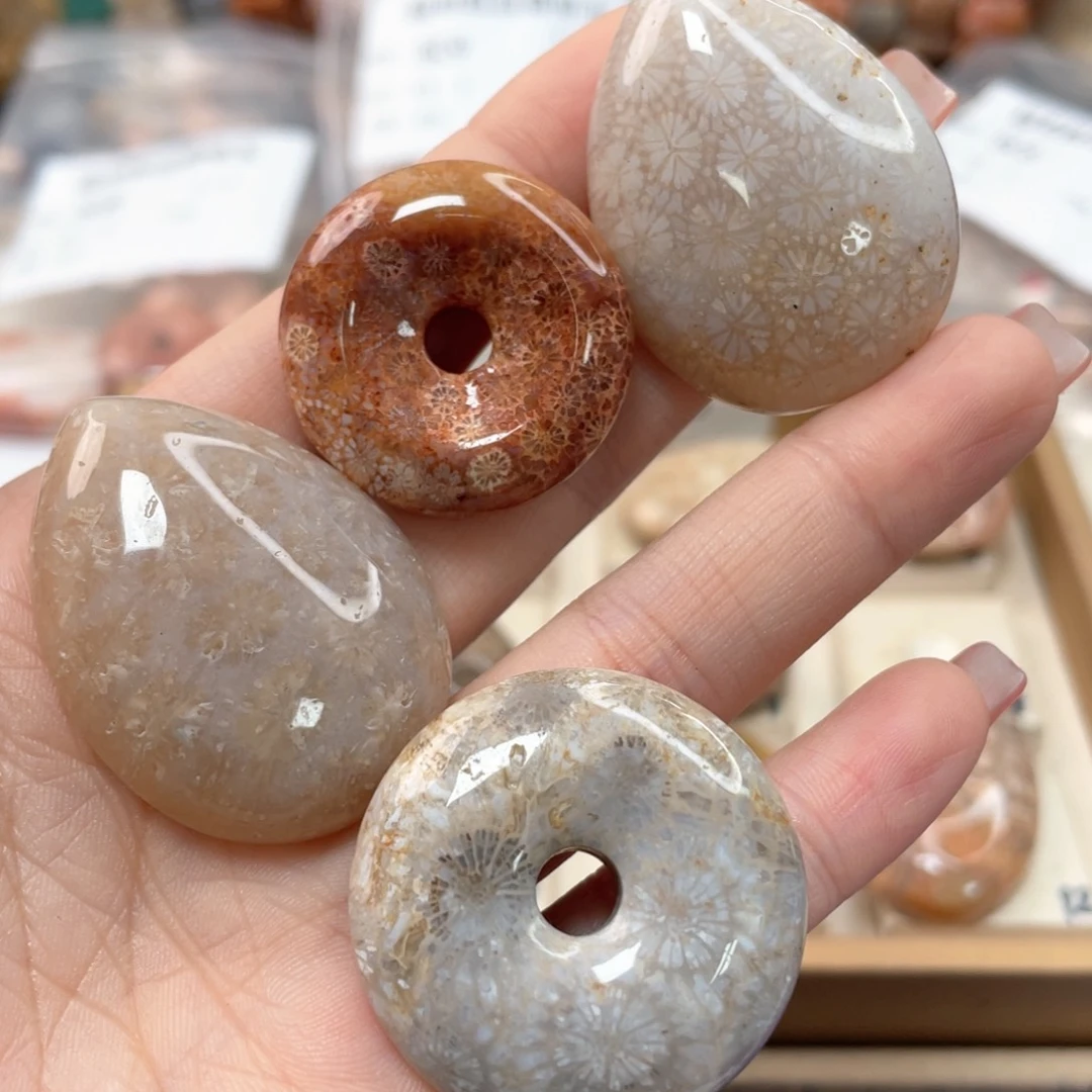 未镶嵌手链硅化珊瑚（珊瑚玉）拜*504