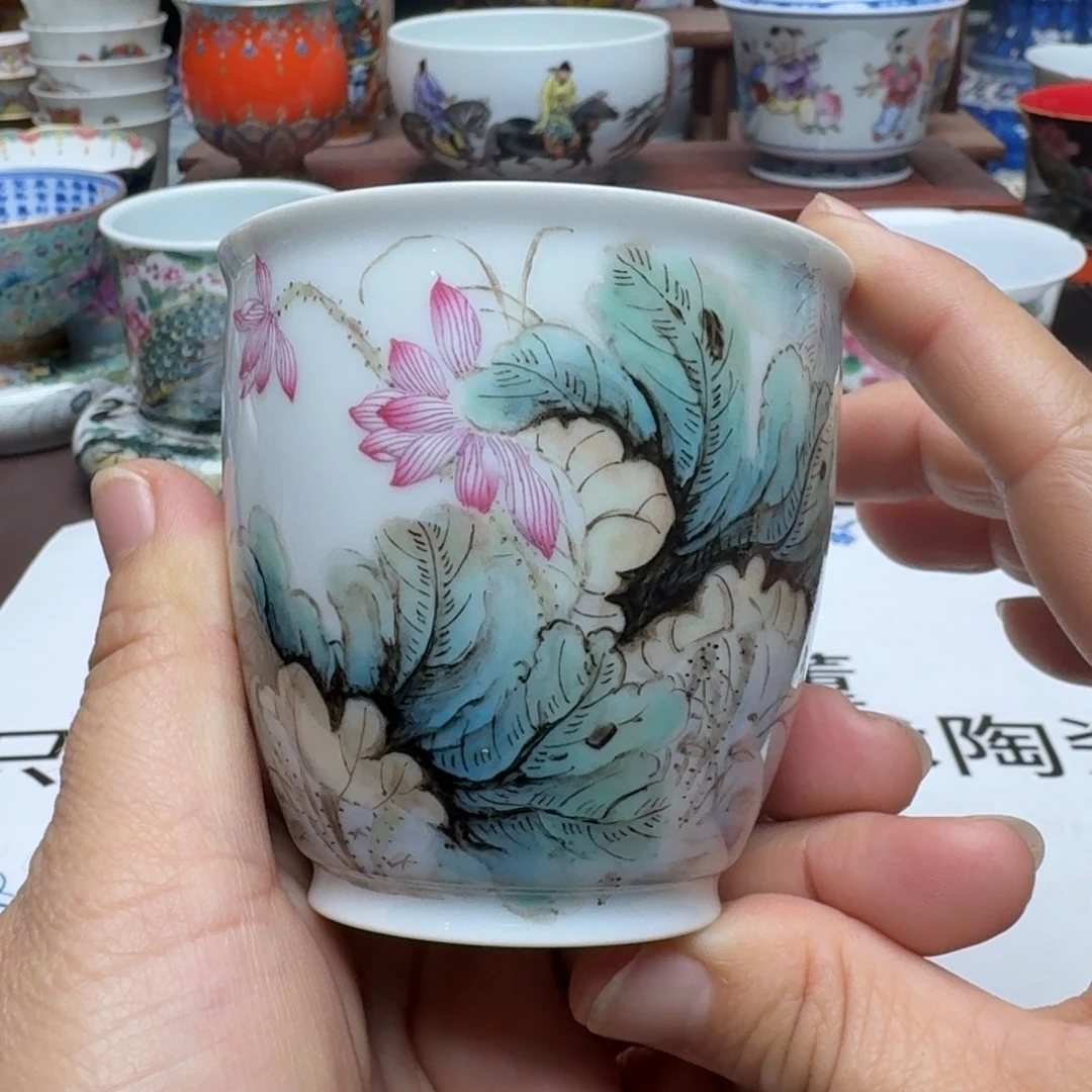 景德镇手工手绘展示