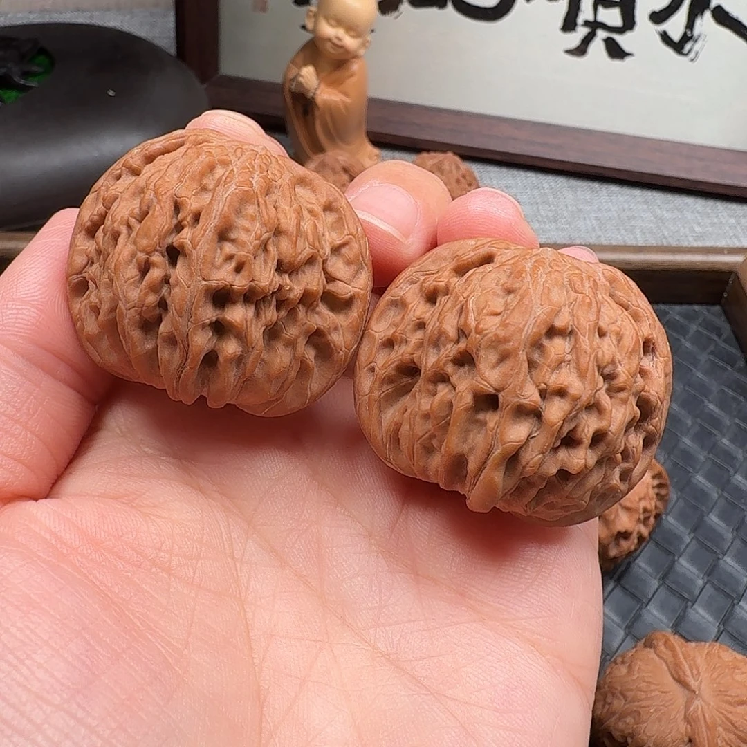 文玩核桃吊坠全品正磨41