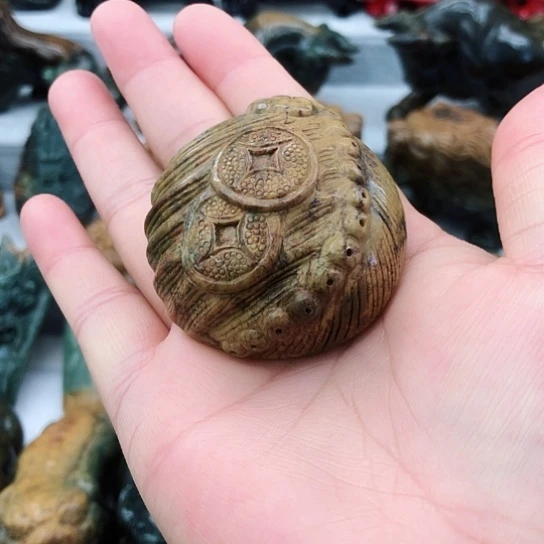 岫岩河磨玉（透闪石质玉）把件未镶嵌