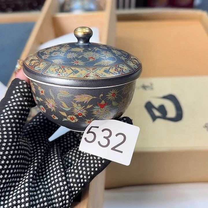 瓷片很好看的杯子