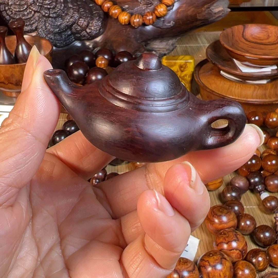 檀香紫檀（小叶紫檀）紫檀把把壶