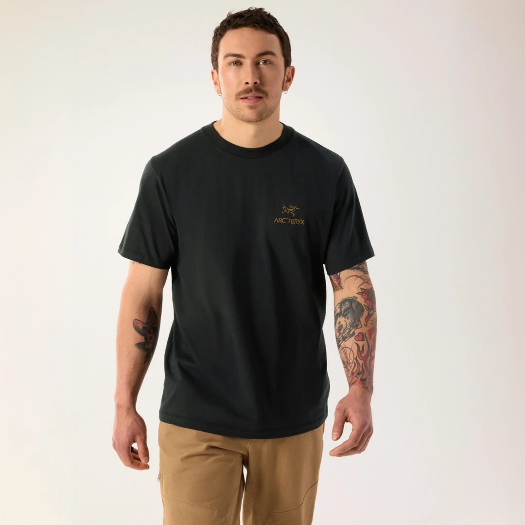 ARC‘TERYX始祖鸟 男士 Kragg SL 背后鸟标棉短袖T恤【加拿大直邮】