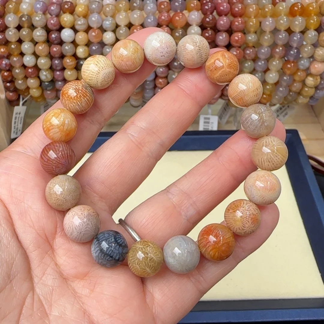 硅化玉未镶嵌手链