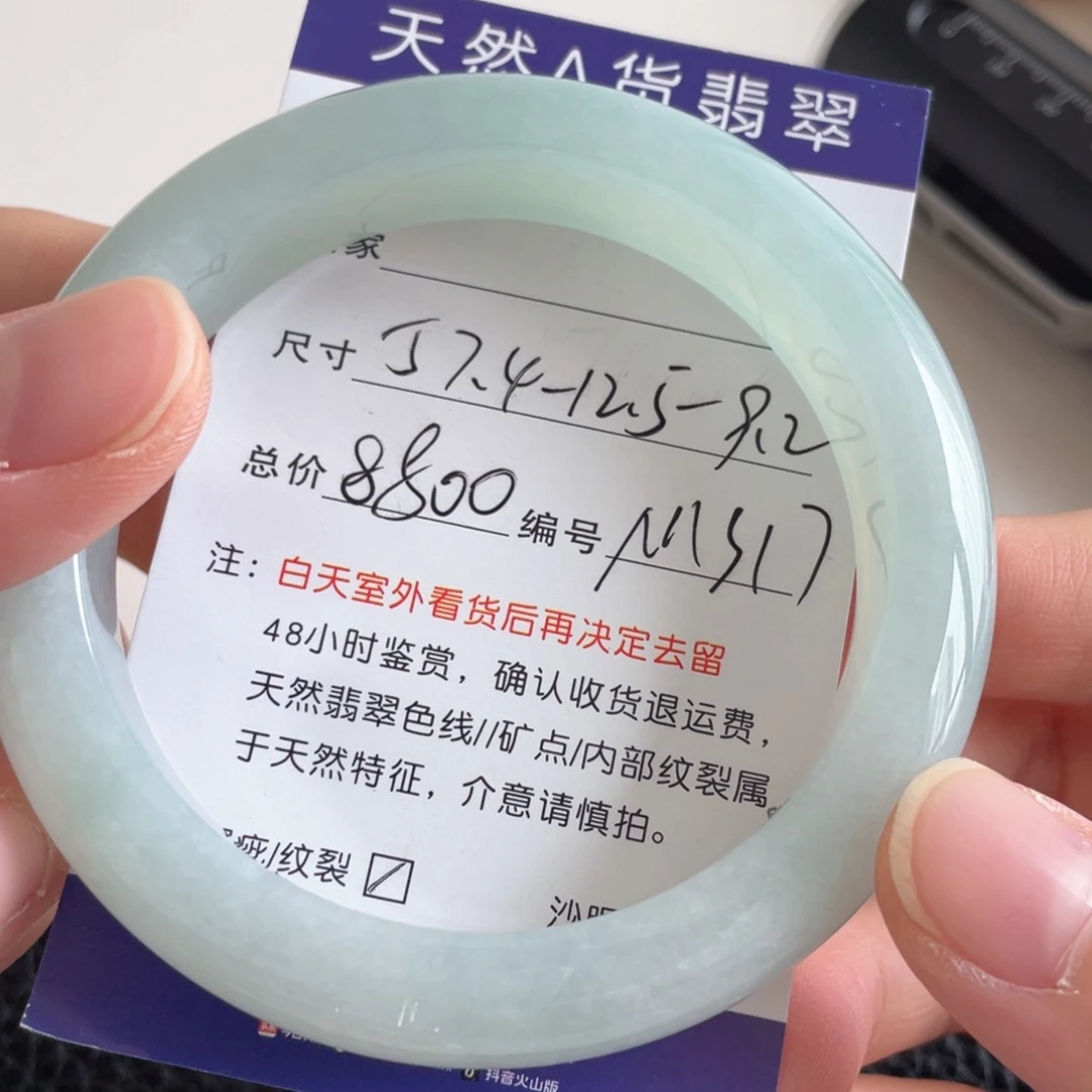 翡翠未镶嵌手镯翡翠