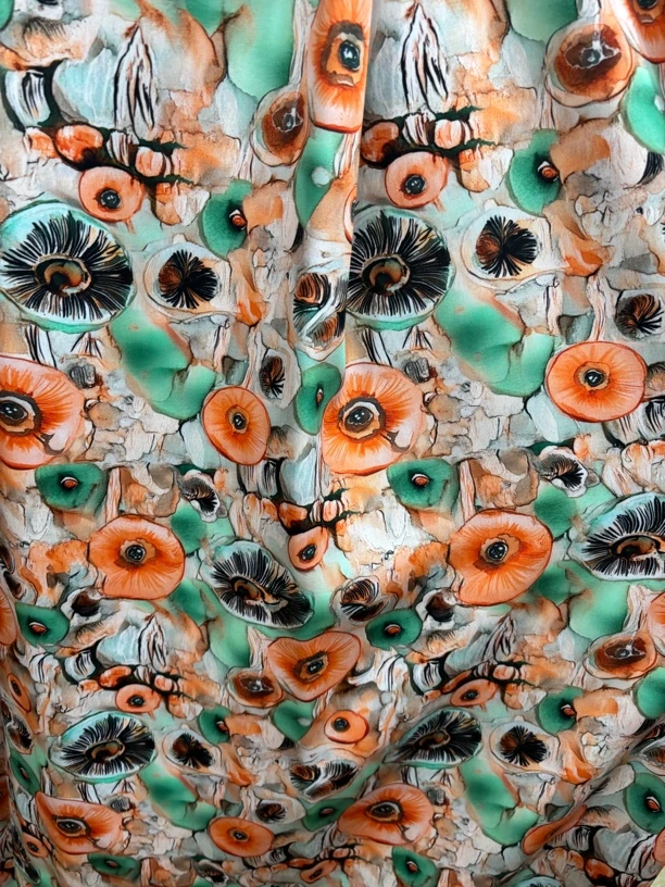 佰汇福天蚕丝棉绸面料！1.6副宽