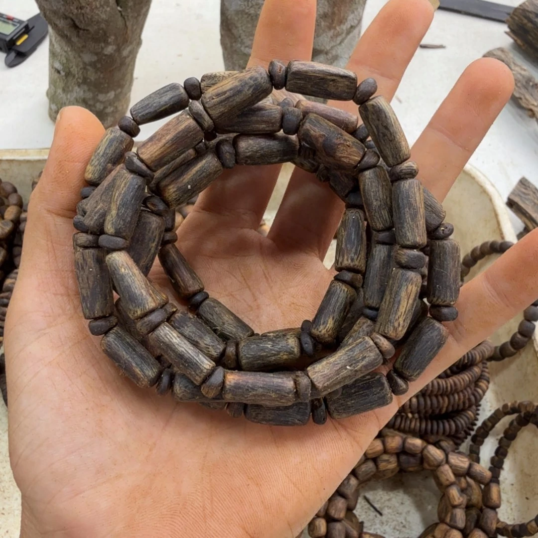 沉香碎屑沉香单圈沉的张勺子桶珠多样性发一