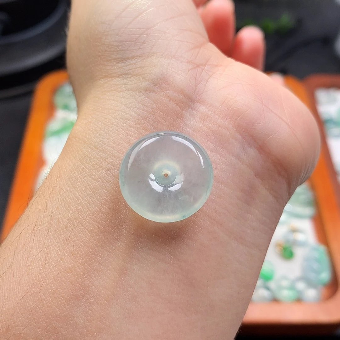 吊坠(不含链)未镶嵌翡翠平安扣