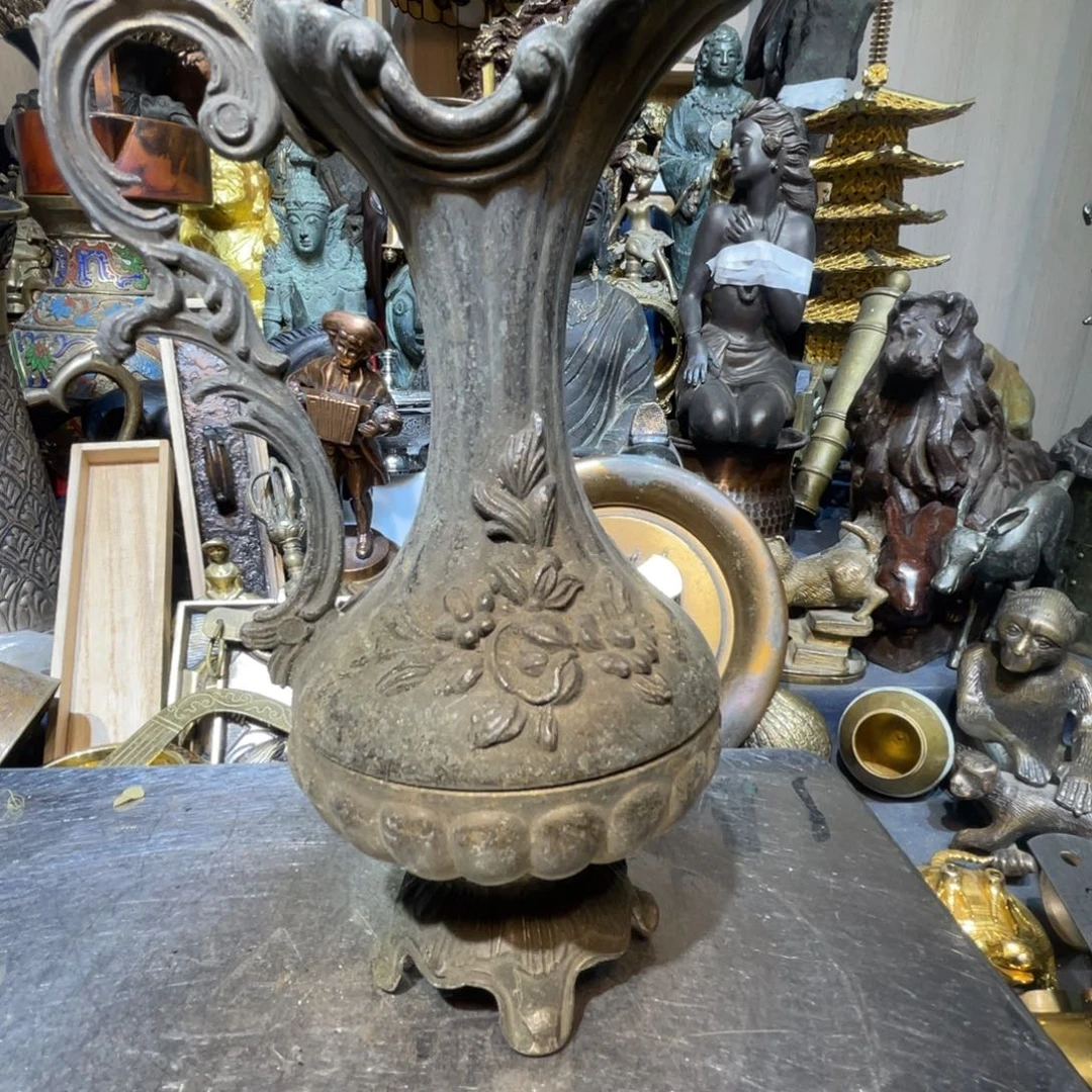 摆件东****馆大阪回流铜器摆件108