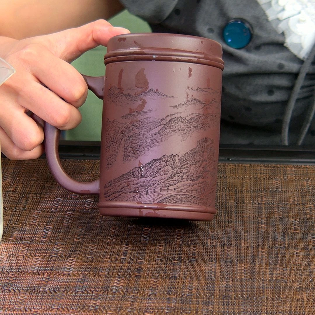 茶杯紫砂高货放漏