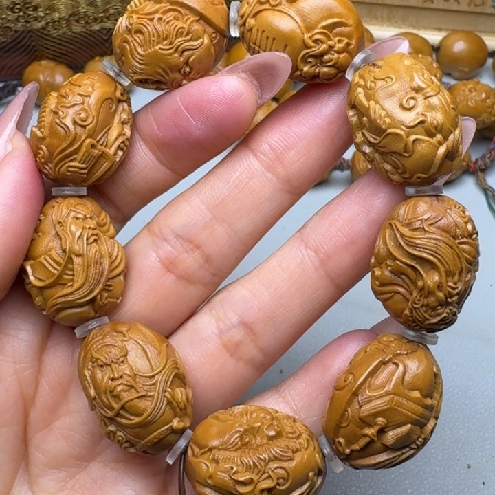 橄榄核手串/手链关公