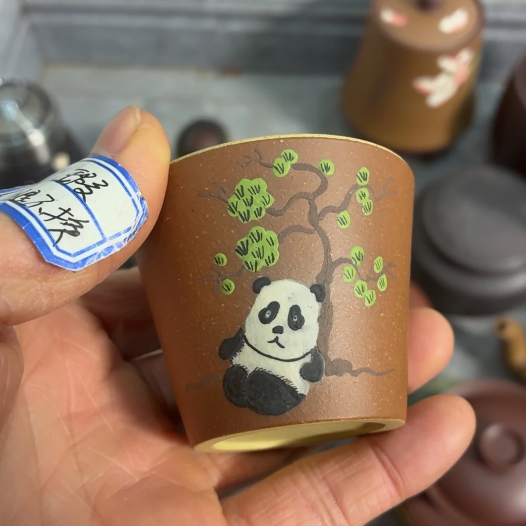 紫砂茶杯瑕疵不退不换介意勿拍