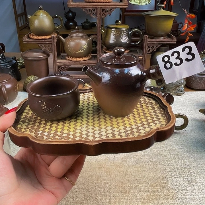 柴烧壶泡茶香柴燒壺泡茶香