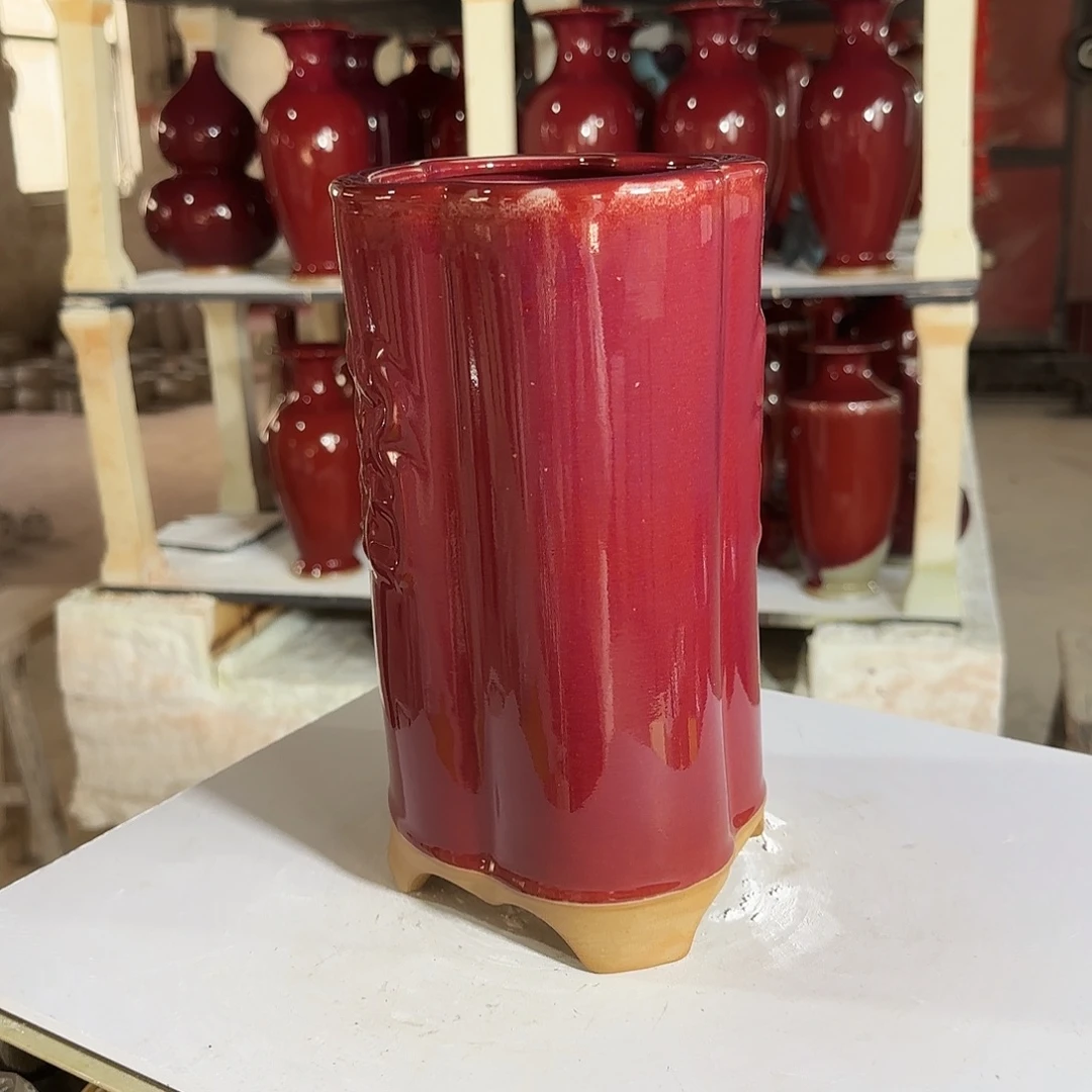 摆件陶郑家钧窑摆件