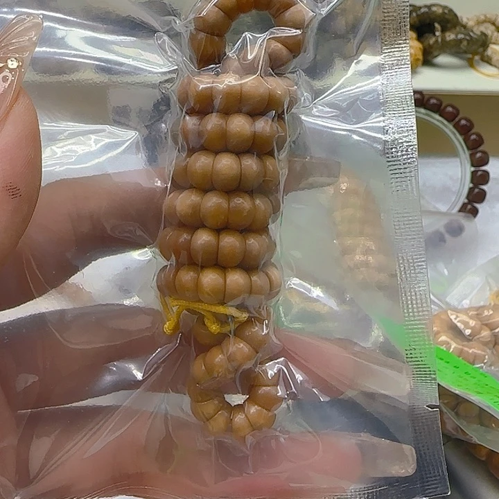 月***.星月菩提手串160傲世龙脊菩提6.8蒜瓣大肠108