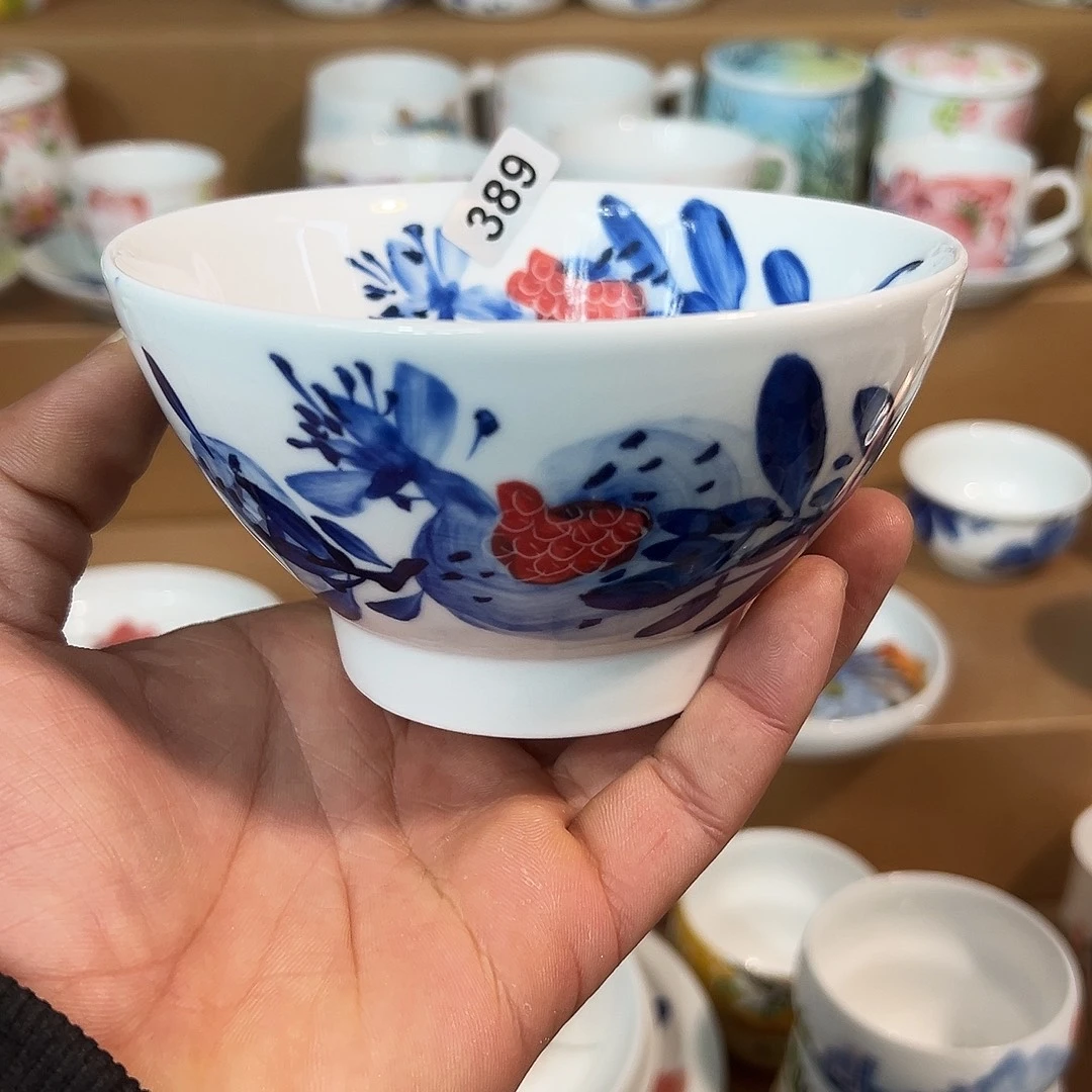 陶瓷景德镇手工釉下陶瓷5寸碗